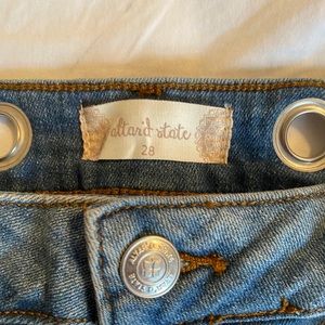 altar’d state light wash jean shorts